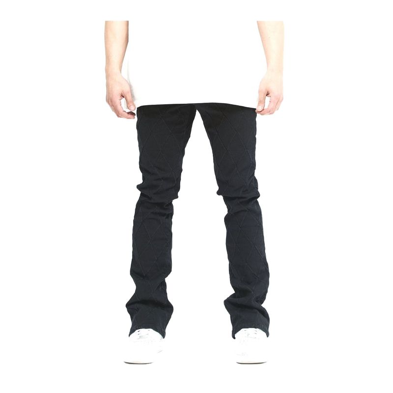 Valabasas Stacked Jeans Tire Mens Black Vlbs-Vj3-1002